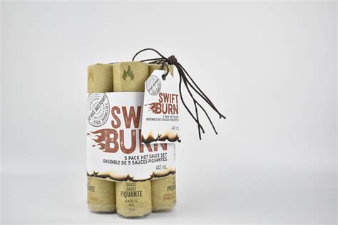 Swift Burn Hot Sauce Set 5 Pk Seasonsgala