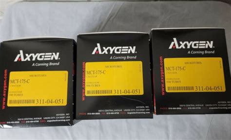 2500 A Corning Brand Axygen Microtube 1 7mL Ultra Clear MCT 175 C 311