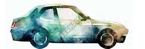 Watercolor Cars Clipart Set Of 2 PNG Files Digital Etsy