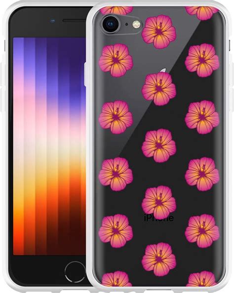 Hoesje Geschikt Voor Iphone Se Hawaiiaanse Bloemen Ii Bol