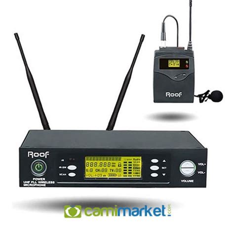 Roof R 1150S Yaka Tipi UHF Kablosuz Yaka Mikrofonu RF R 1150S YAKA