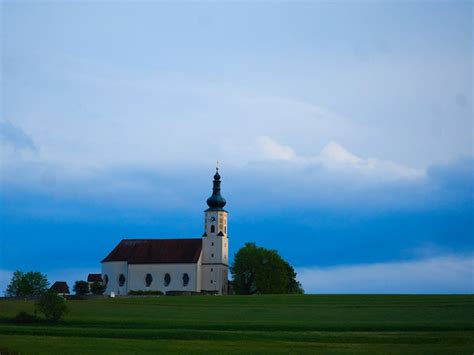 Kirche Bayern Wolken Kostenloses Foto Auf Pixabay Pixabay