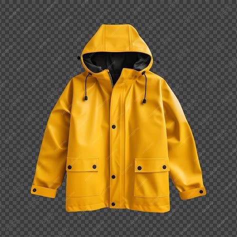 Premium Psd Yellow Jacket Isolated On White Background Png Object