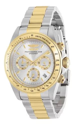 Reloj Para Hombres Invicta Speedway 37170 Oro Acero MercadoLibre