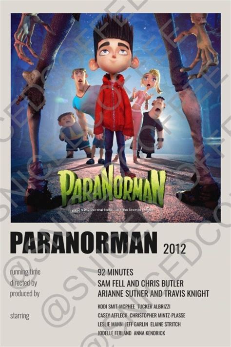 PARANORMAN Polaroid Movie Poster Digital Print - Etsy