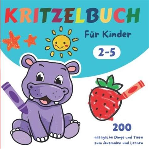 Kritzelbuch Kinder Ab Jahren Mein Erstes Malbuch Mit Tollen