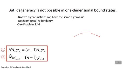 Eigenfunctions And Eigenvalues Of The Number Operator Phys 372 Youtube