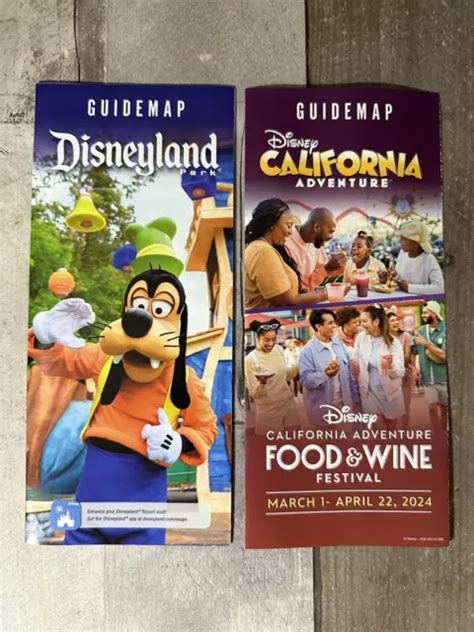 DISNEYLAND DCA Guide Karten März 2024 Essen Wein Festival albern