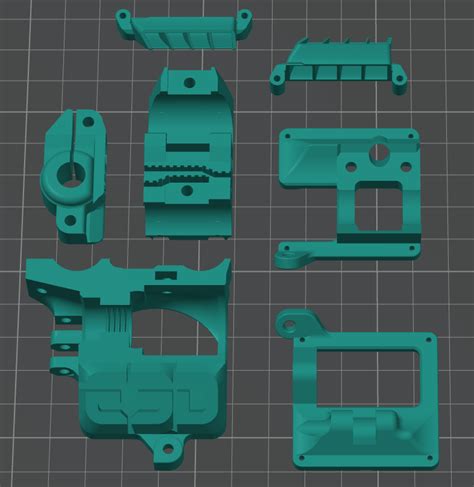 Revo Prusa Mini Dual 4010 Part Cooling Fans Adapted From Annex K3 By