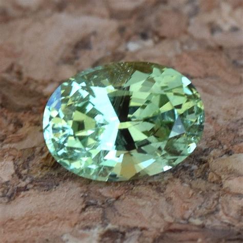 Cts Mint Green Grossular Garnet Merelani Rg Garnet Gem