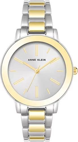 Reloj Mujer Anne Klein Cristal Mineral Mm Ak Svtt Color De La