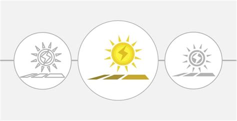 Painel De Energia Solar Isolado Cone De Linha De Energia Alternativa