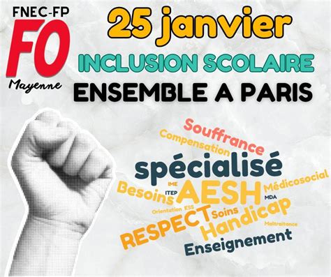 Conférence nationale sur l inclusion scolaire 3 délégués mayennais à