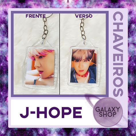 Chaveiro De Acr Lico Bts J Hope Shopee Brasil