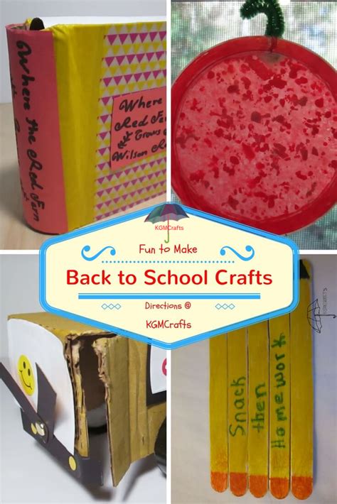 Simple Back to School Crafts