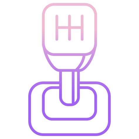 Gear Stick Icongeek26 Outline Gradient Icon