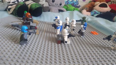 Mandalorians Vs Clone Troopers Youtube