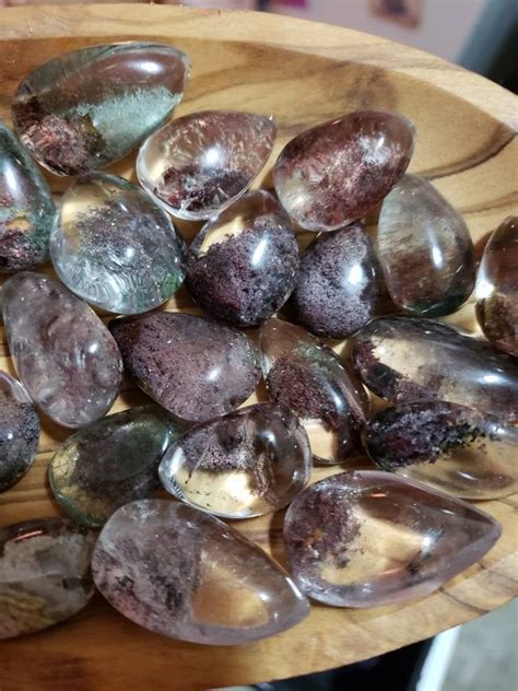 One Lodolite Quartz Tear Garden Quartz Tumbled Stones Artofit