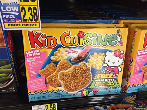 Hello Kitty Kid Cuisine my sis saw it at the grocery store 10.23.16 ...