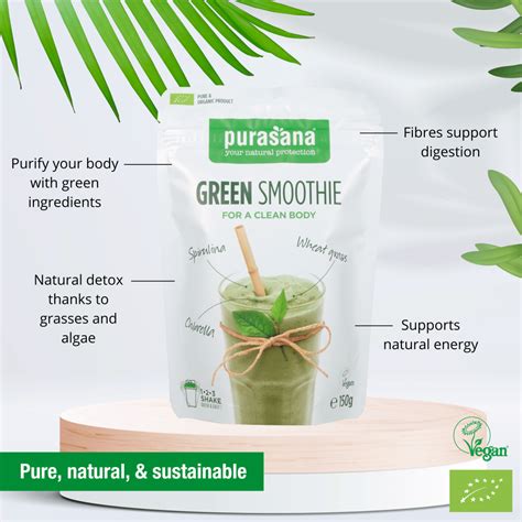 Making Green Smoothie Purasana Green Smoothie 150gr