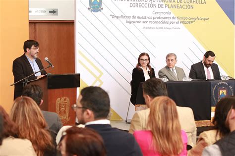 Reconoce UAdeC A Los Profesores Con Perfil PRODEP Y A Sus Cuerpos