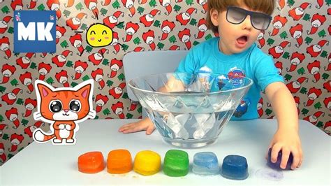 ЦВЕТНОЙ ЛЕД | Учим цвета color ice | learn colors ツ MaxiKids | Цветы, Лед