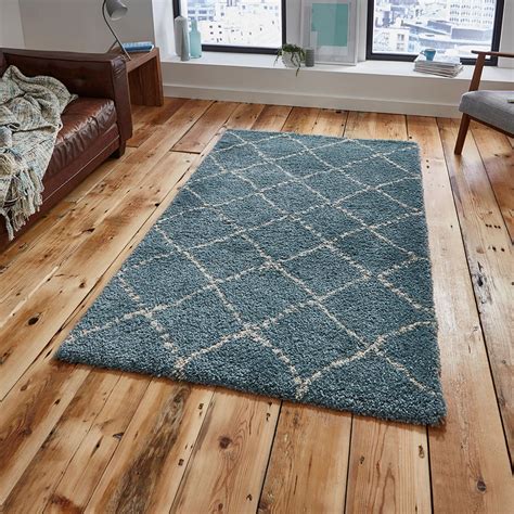 Teal Cream Royal Nomadic Rug X Cm Brandalley