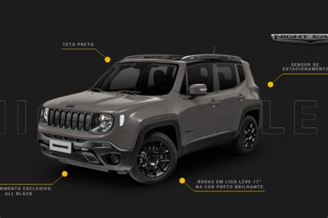 Renegade Night Eagle Jeep Oferece Pacote Itens Da Vers O Extinta