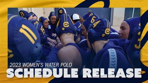 Cal Women's Water Polo Announce 2023 Schedule