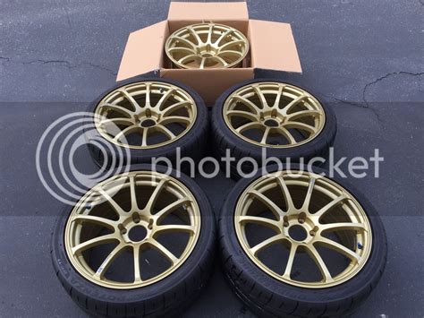 FS For Sale Advan RS 18x9 5x114 29 Concave Gold Wheels 5 Wheels