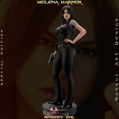 Helena Harper - Resident Evil 6 3D Model by Nuskul Art