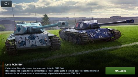 World Of Tanks Blitz Boutique Wargaming FCM 50 T YouTube