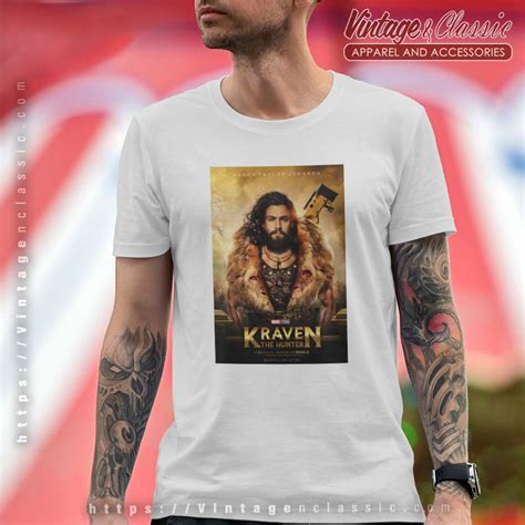 Kraven The Hunter Poster Shirt - Vintagenclassic Tee