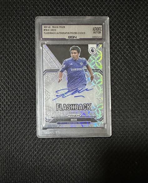 2021 22 Panini Prizm Deco 英超pz 切尔西 德科 签字 圈圈折 评级卡bgn 名宿庄总秋秋代卖 卡淘