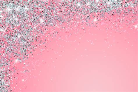 Free Vector Realistic Pink And Silver Background