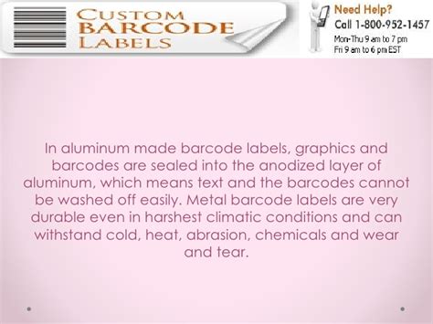 Metal Barcode Labels Are Important For Effective Inventory Management