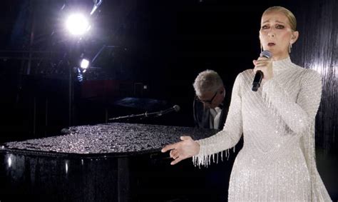 Shining Return Celine Dion Gives A Powerful Performance At Paris