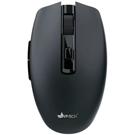 Mouse Sem Fio Bluetooth Preto 1600dpi MWB500 App Tech Pilha