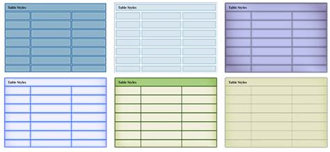 Create Table Styles In Photoshop Heathrowe