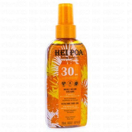 Hei Poa Huile S Che Solaire Spf Flacon Ml Parapharmacie Prado