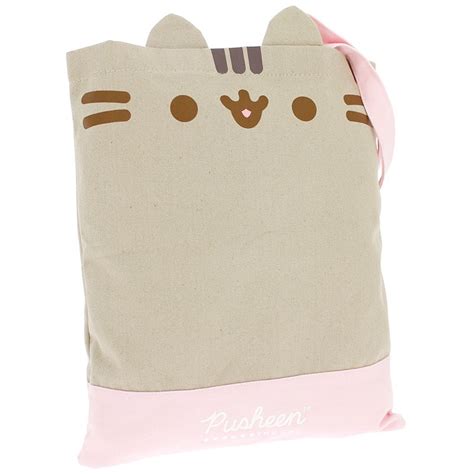 Pusheen Character Tote Bag Kawaii Panda Making Life Cuter