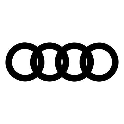 Audi Logo Black and White (4) – Brands Logos