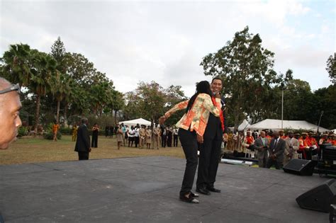 Nesbeth is joined on Stage by PM Andrew Michael Holness at Holness ...