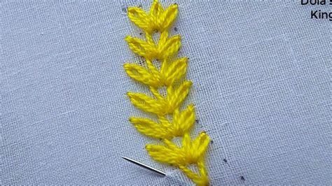 Hand Embroidery Basic Russian Chain Stitch Tutorial For Beginners