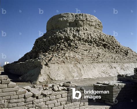 Image of Indus Valley Civilization (2500-2000 BC), view of the buddhist ...