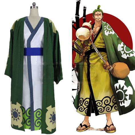 One Piece Roronoa Zoro Cos Cosplay Costume Party Christmas Halloween