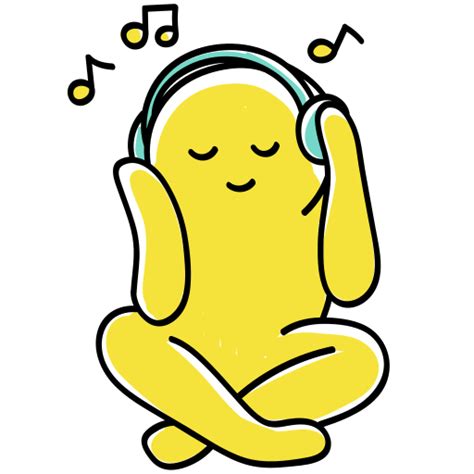 Listening Stickers - Free music Stickers