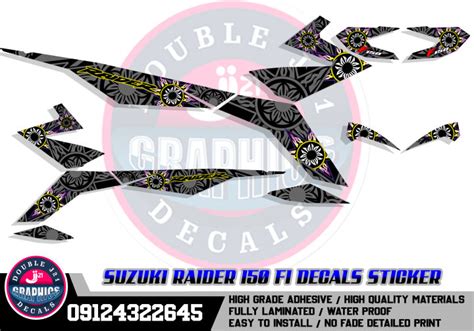 Suzuki Raider 150 Fi Decals Sticker Lazada Ph