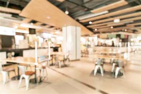 Premium Photo Abstract Blur Food Court In Shopping Mall For Background