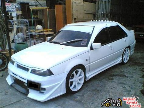 Bodykit Proton Iswara Aeroback Modified Amazing Transparent Hood